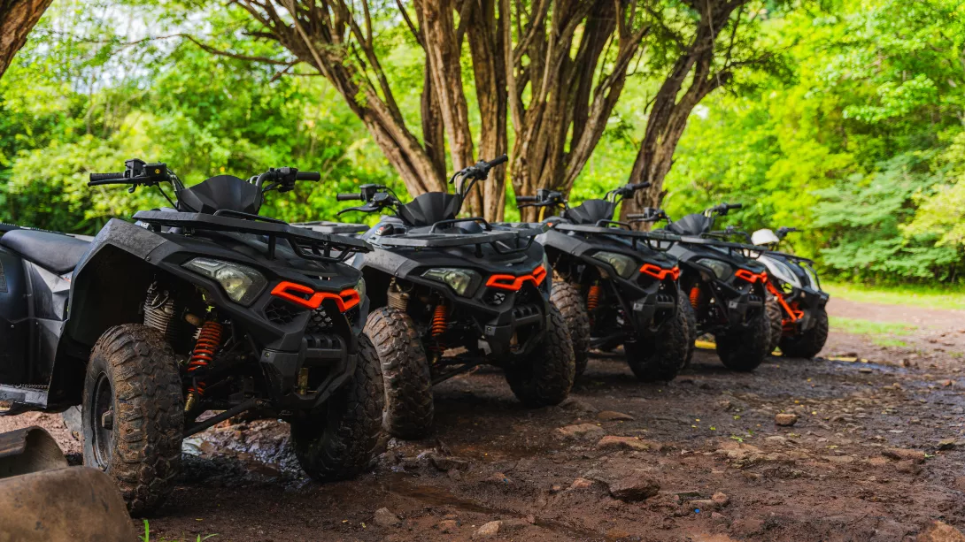 Randonnée quad en nature